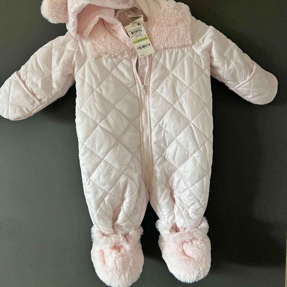 Infant girl snowsuit